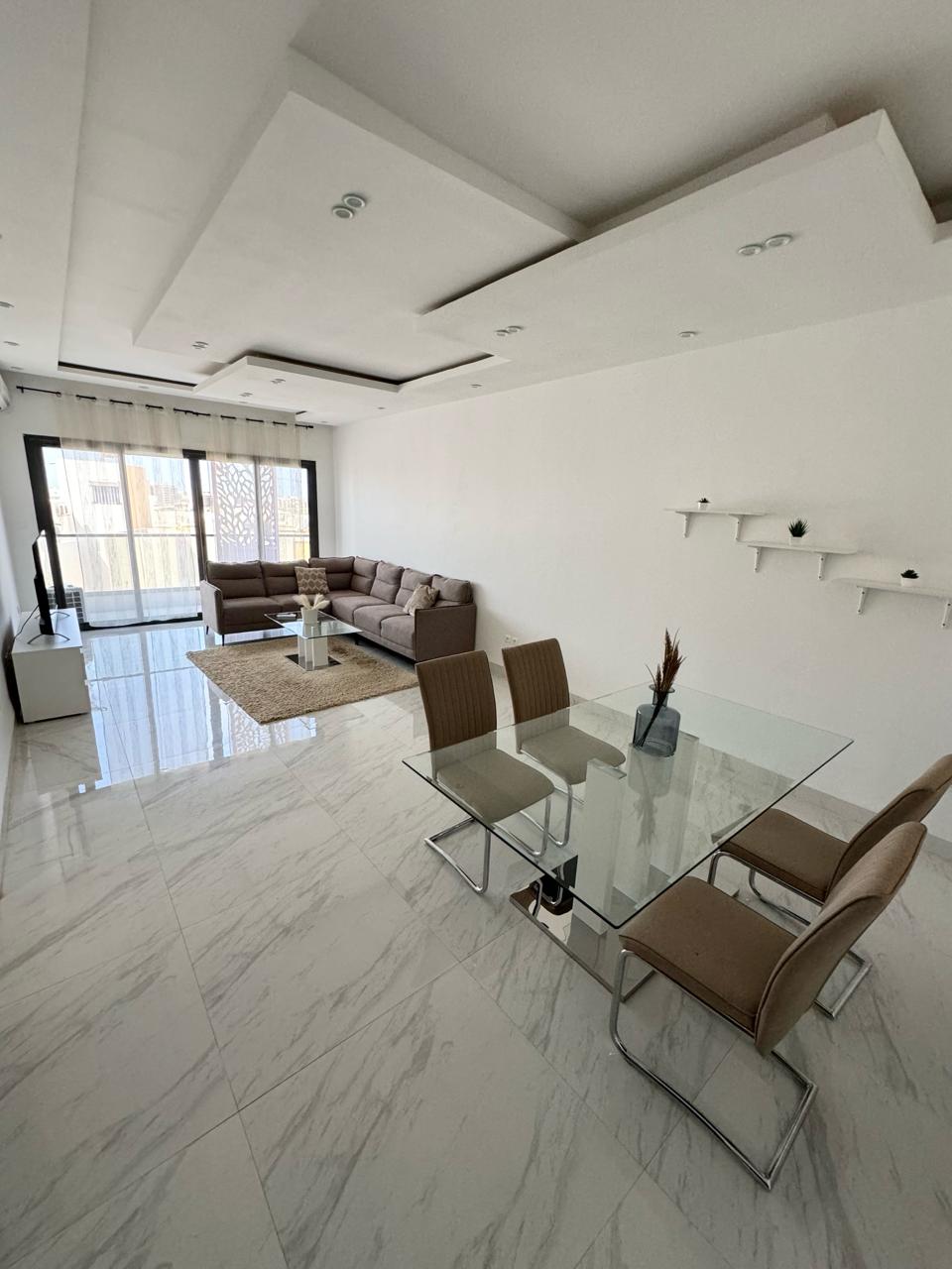 Living room of the Mamelles F4 apartment