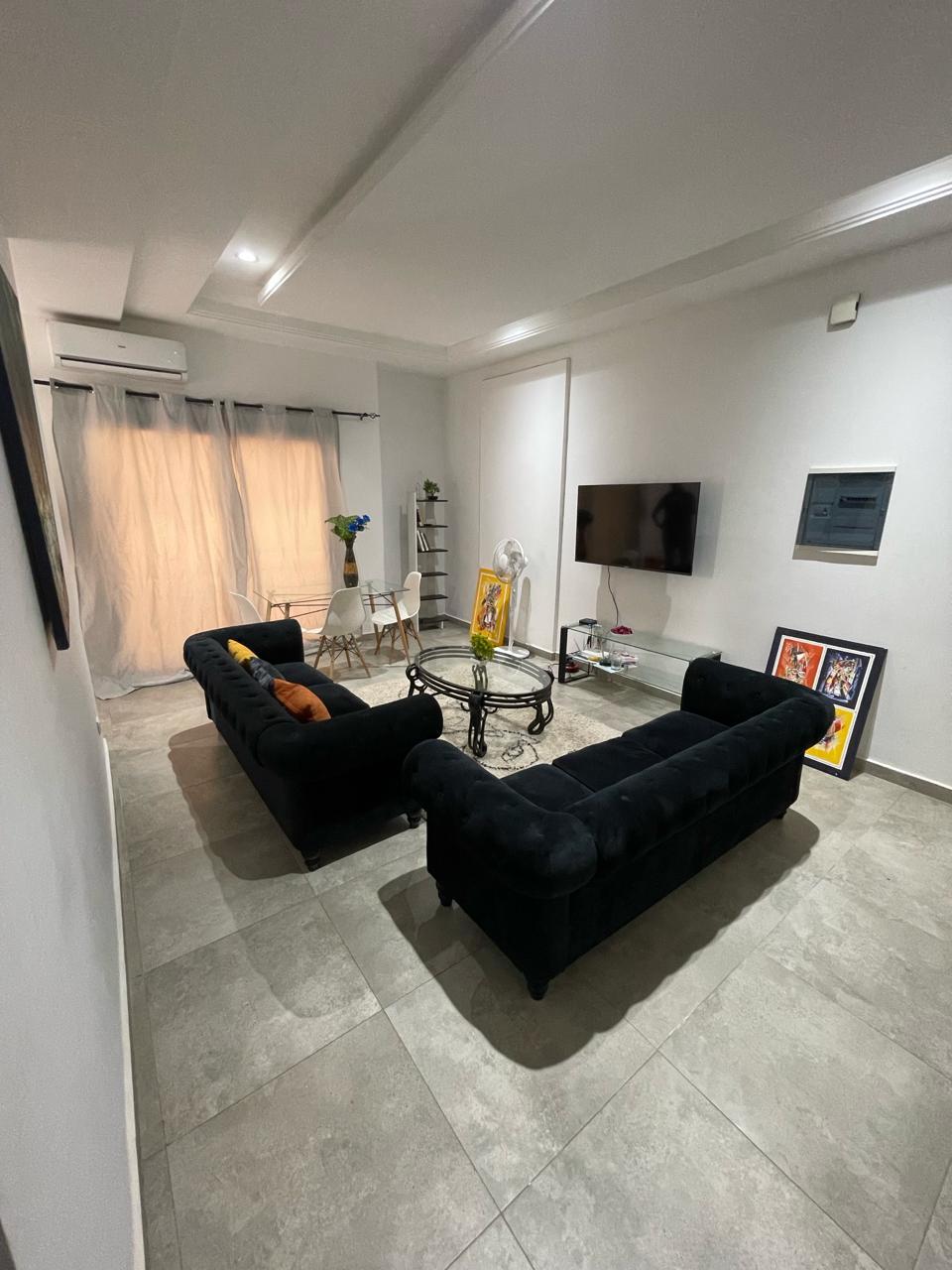 Living room of the Sicap Karack T2 apartment